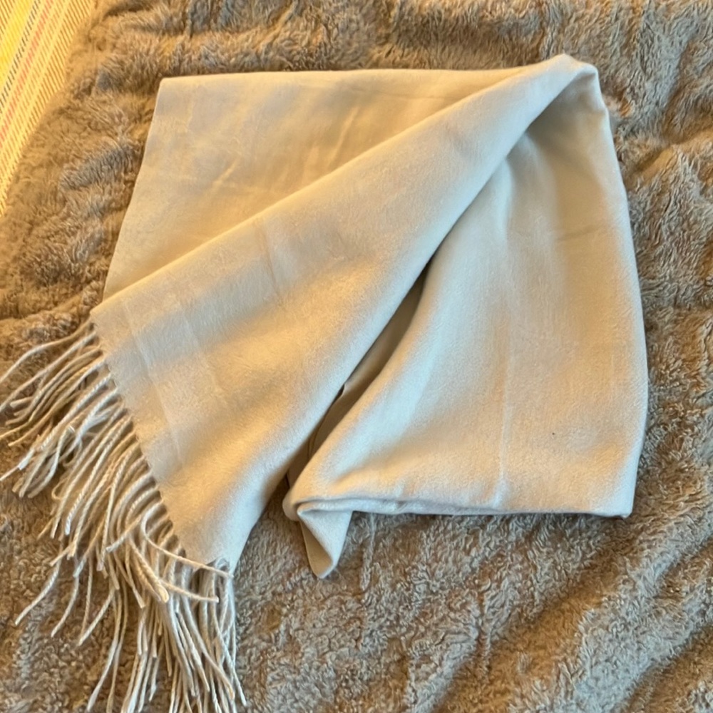 Cream scarf